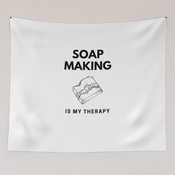 Item preview, “Soap Making is my Therapy” handmade creative leisure activities. designed and sold by DamiCrea82.