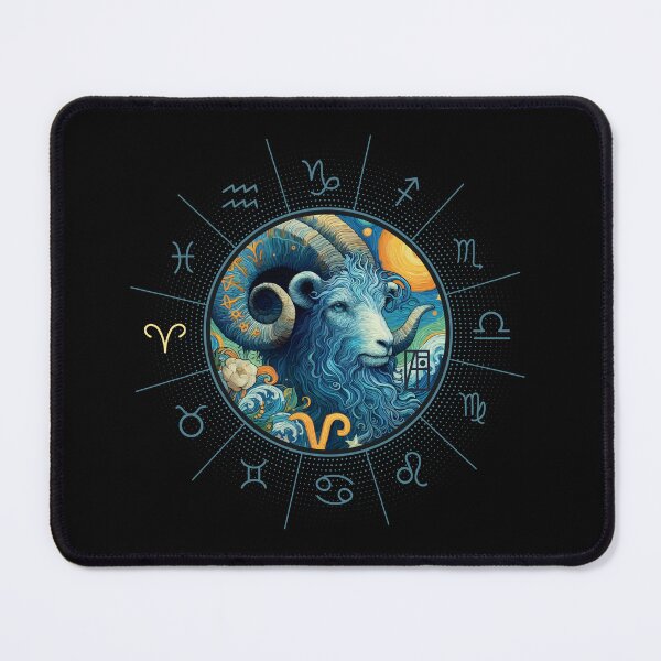 Item preview, ZODIAC Aries - Astrological ARIRS - ARIRS - ZODIAC sign - Van Gogh style - 3 designed and sold by ArtProjectShop.