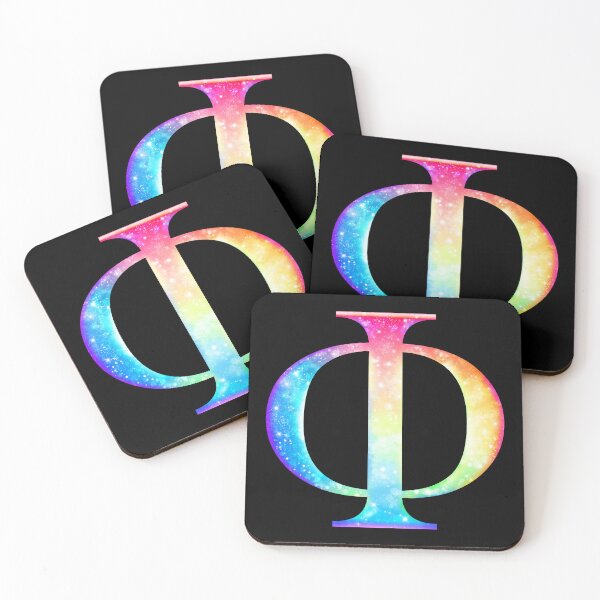 Item preview, Letter Phi [Rainbow galaxy] designed and sold by PsychoLogos.