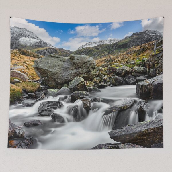 Item preview, Tryfan Mountain Rapids Snowdonia designed and sold by AJEvans.