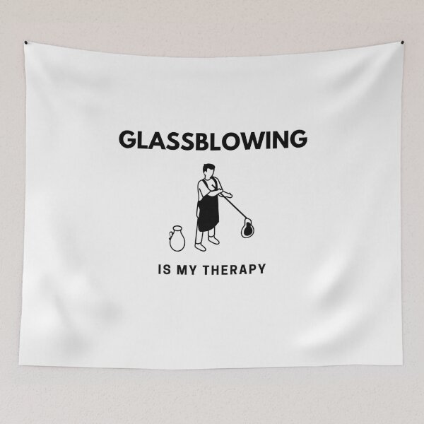 Item preview, “Glassblowing is my Therapy” handmade creative leisure activities. designed and sold by DamiCrea82.