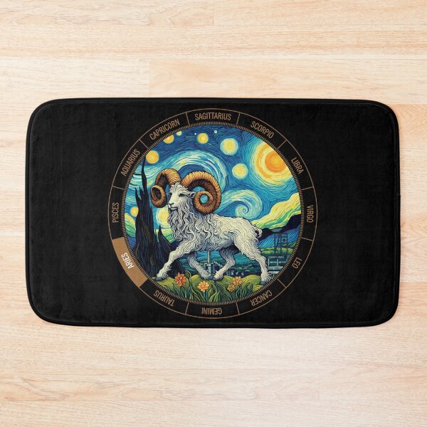 Item preview, ZODIAC Aries - Astrological ARIRS - ARIRS - ZODIAC sign - Van Gogh style - 4 designed and sold by ArtProjectShop.