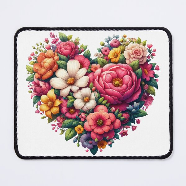 Item preview, Herat with spring flowers designed and sold by TevAr.