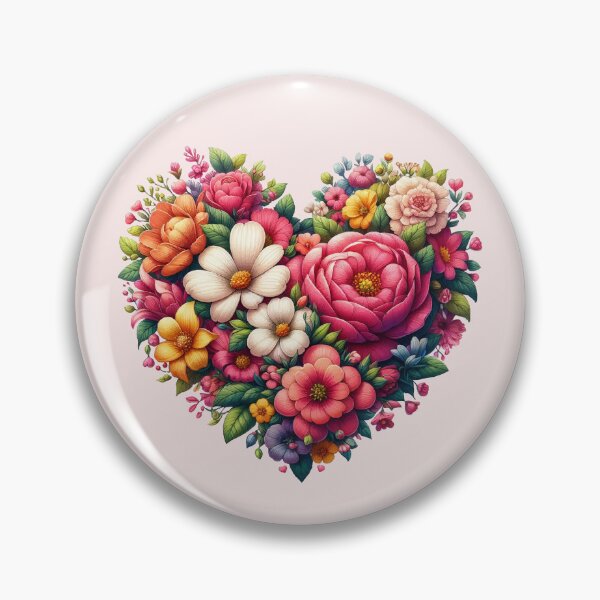 Item preview, Herat with spring flowers designed and sold by TevAr.