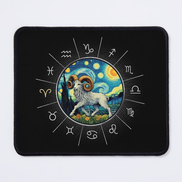 Item preview, ZODIAC Aries - Astrological ARIRS - ARIRS - ZODIAC sign - Van Gogh style - 5 designed and sold by ArtProjectShop.