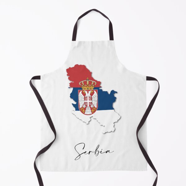 Item preview, Serbia Country Map and Flag Belgrade Europe designed and sold by dk-design85.