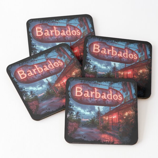 Item preview, Barbados with Neon Sign designed and sold by VelvetRoom.