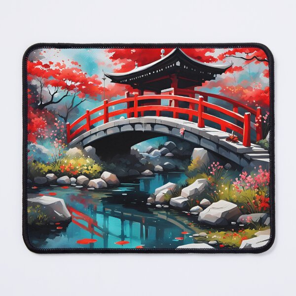 Item preview, Vibrant Japanese garden designed and sold by sakurabeauty18.