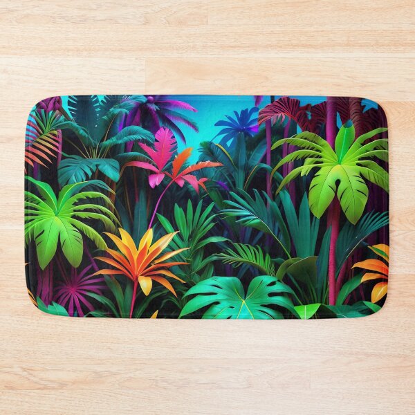 Item preview, Cool Neon Jungle Pattern designed and sold by TheArtOfPat.