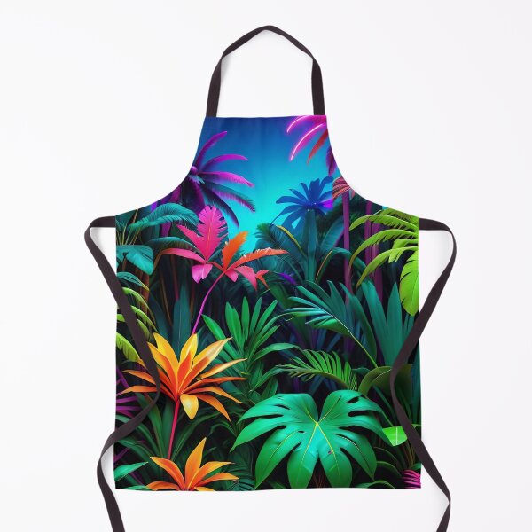 Item preview, Cool Neon Jungle Pattern designed and sold by TheArtOfPat.