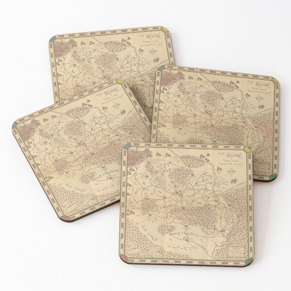 Item preview, la comarca designed and sold by AeshnidaeMaps.