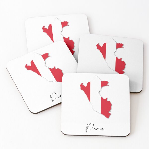 Item preview, Peru Country Map and Flag Lima South America designed and sold by dk-design85.