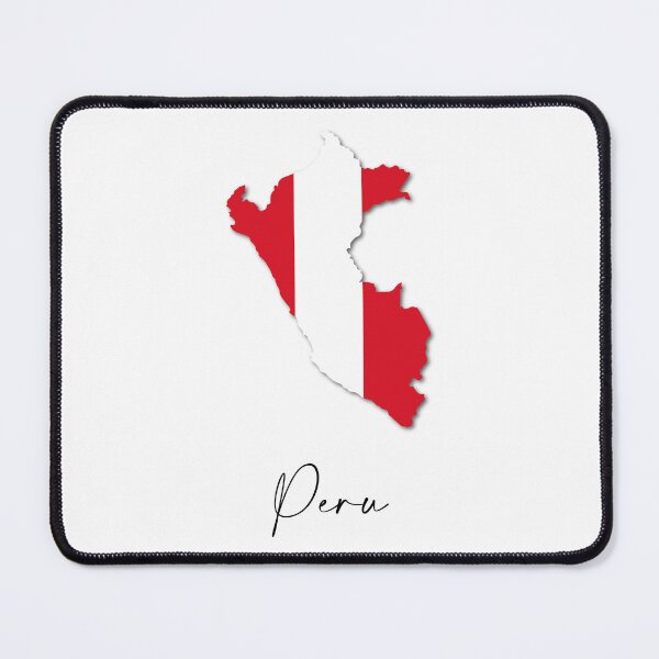 Item preview, Peru Country Map and Flag Lima South America designed and sold by dk-design85.