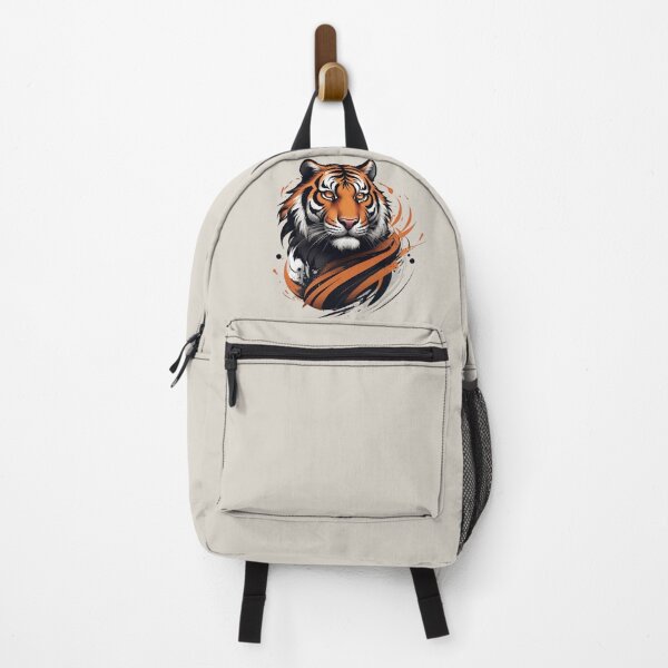 Item preview, Steady Tiger Face / Clash Of Orange and Black designed and sold by PolygonPinnacle.