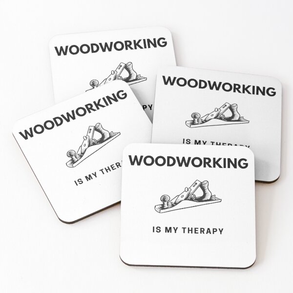 Item preview, “WoodWorking is my Therapy” handmade creative leisure activities. designed and sold by DamiCrea82.