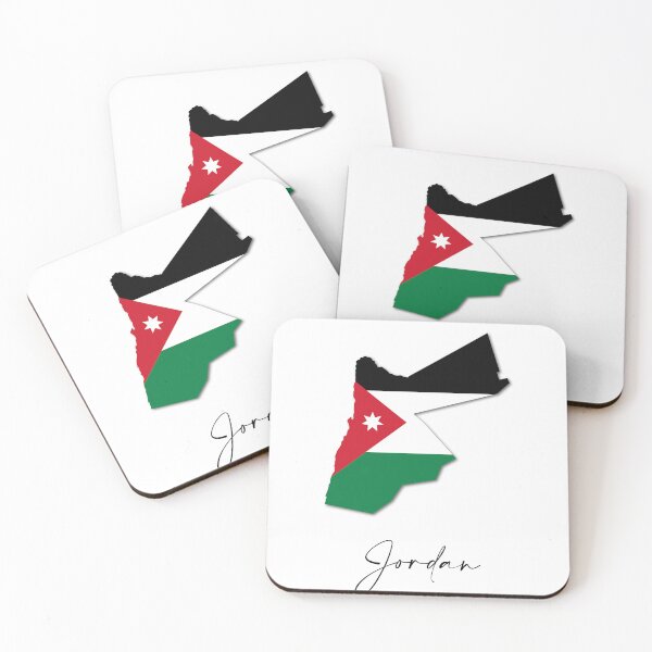 Item preview, Jordan Country Map and Flag Amman Arabian Peninsula designed and sold by dk-design85.