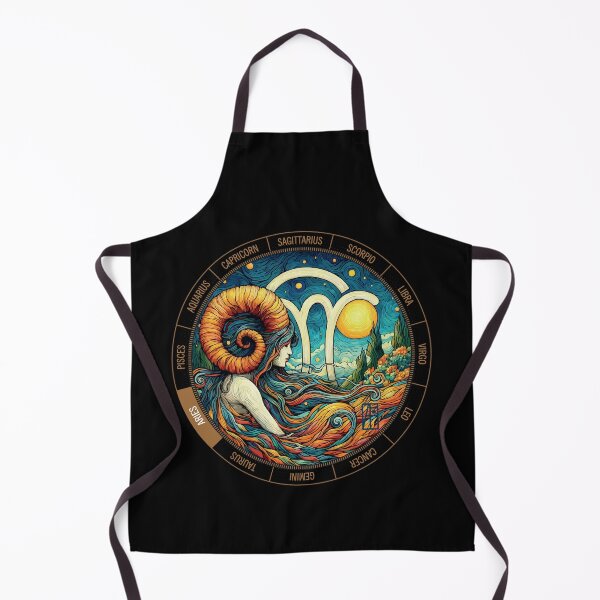 Item preview, ZODIAC Aries - Astrological ARIRS - ARIRS - ZODIAC sign - Van Gogh style - 7 designed and sold by ArtProjectShop.