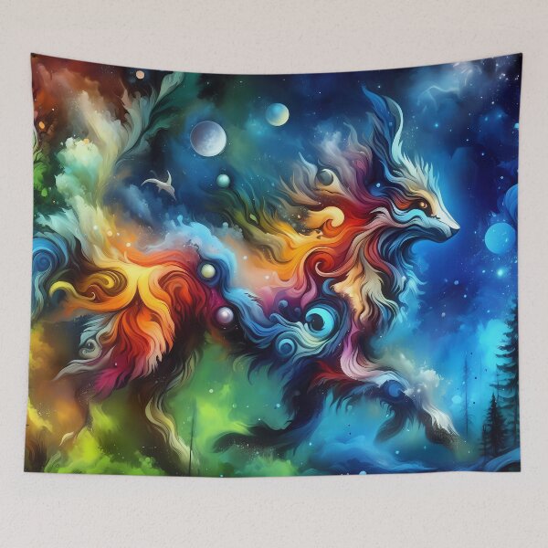 Item preview, Astral Fox: The Guardian of Celestial Forests designed and sold by Vitalka-uk.