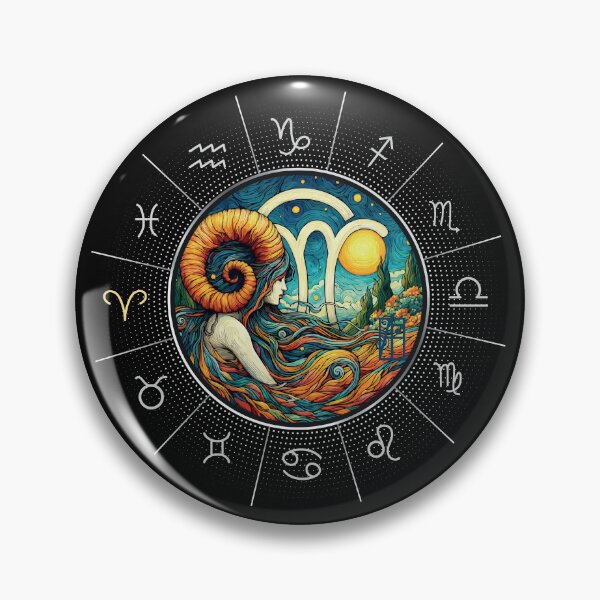 Item preview, ZODIAC Aries - Astrological ARIRS - ARIRS - ZODIAC sign - Van Gogh style - 8 designed and sold by ArtProjectShop.
