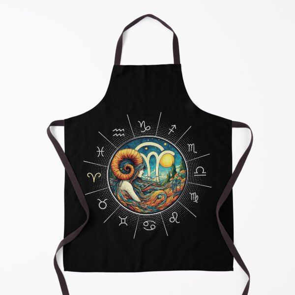 Item preview, ZODIAC Aries - Astrological ARIRS - ARIRS - ZODIAC sign - Van Gogh style - 8 designed and sold by ArtProjectShop.