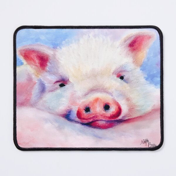 Item preview, Cozy pink piglet designed and sold by NathBros.