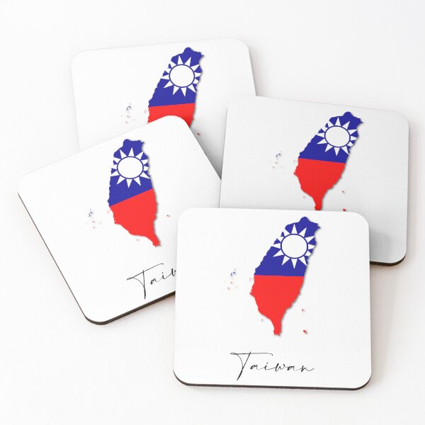 Item preview, Taiwan Country Map and Flag Taipei China Asia designed and sold by dk-design85.