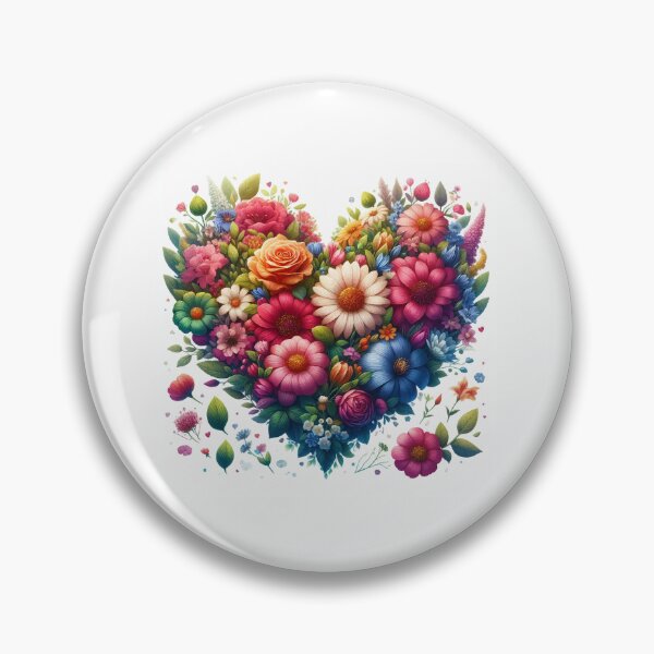 Item preview, Herat with spring flowers designed and sold by TevAr.