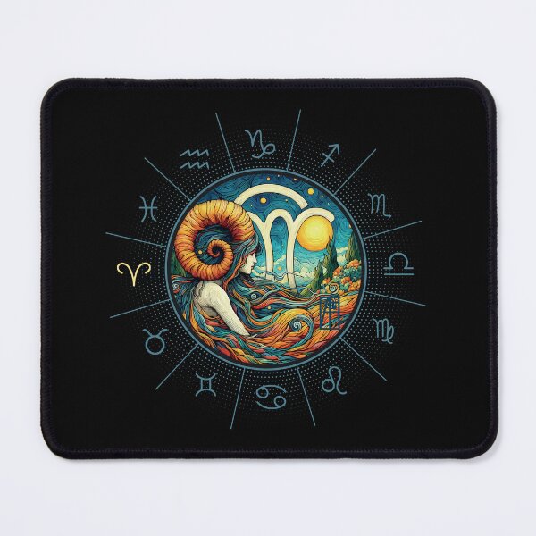 Item preview, ZODIAC Aries - Astrological ARIRS - ARIRS - ZODIAC sign - Van Gogh style - 9 designed and sold by ArtProjectShop.