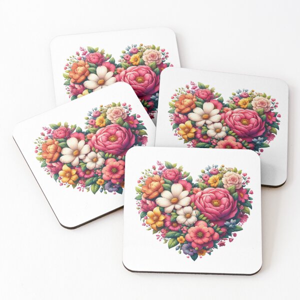 Item preview, Herat with spring flowers designed and sold by TevAr.