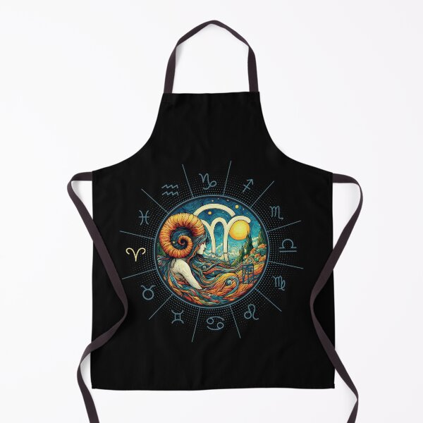 Item preview, ZODIAC Aries - Astrological ARIRS - ARIRS - ZODIAC sign - Van Gogh style - 9 designed and sold by ArtProjectShop.