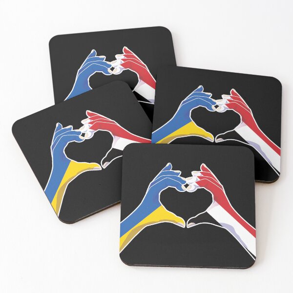 Item preview, Yemen Yemeni Ukraine Ukrainian Love Heart Peace designed and sold by FlagX.