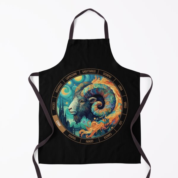 Item preview, ZODIAC Aries - Astrological ARIRS - ARIRS - ZODIAC sign - Van Gogh style - 10 designed and sold by ArtProjectShop.