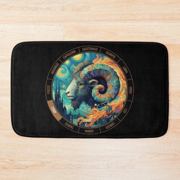 Item preview, ZODIAC Aries - Astrological ARIRS - ARIRS - ZODIAC sign - Van Gogh style - 10 designed and sold by ArtProjectShop.