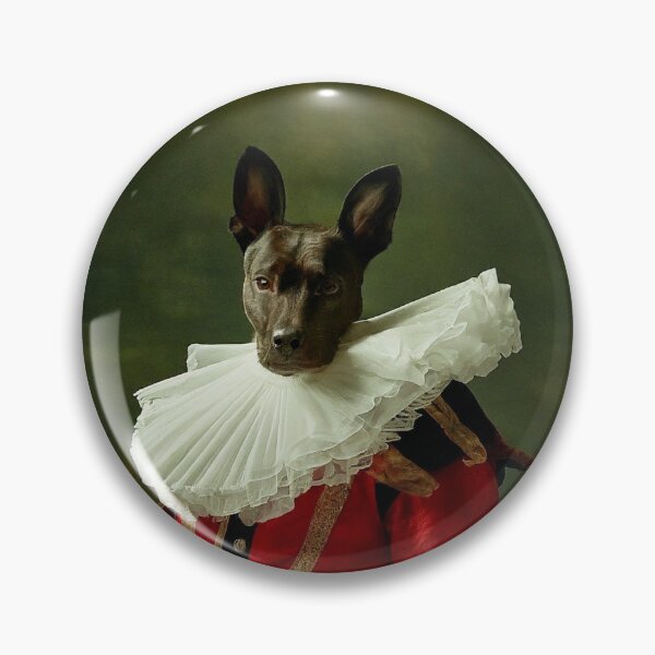 Item preview, Portrait of a Xoloitzcuintle Dog in Medieval Royal Dress designed and sold by GAGGAofficial.