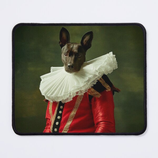 Item preview, Portrait of a Xoloitzcuintle Dog in Medieval Royal Dress designed and sold by GAGGAofficial.