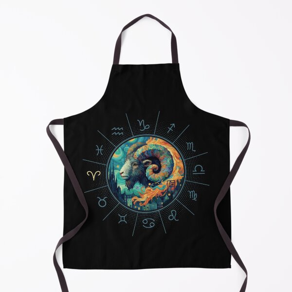 Item preview, ZODIAC Aries - Astrological ARIRS - ARIRS - ZODIAC sign - Van Gogh style - 12 designed and sold by ArtProjectShop.