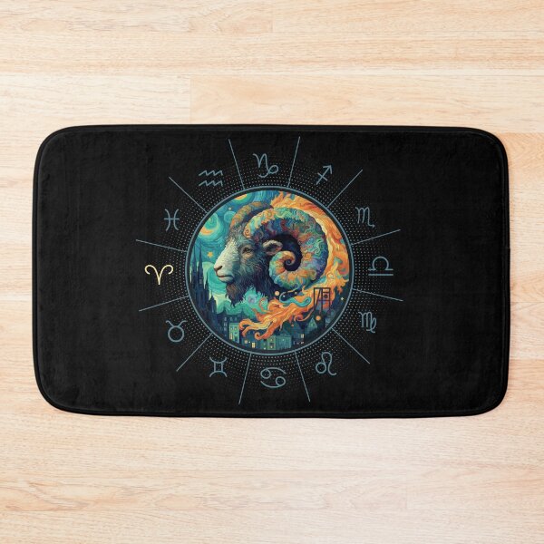 Item preview, ZODIAC Aries - Astrological ARIRS - ARIRS - ZODIAC sign - Van Gogh style - 12 designed and sold by ArtProjectShop.
