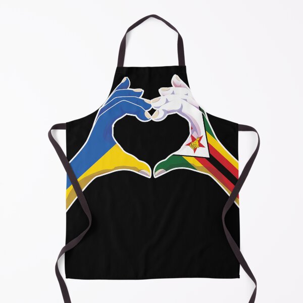 Item preview, Zimbabwe Zimbabwean Ukraine Ukrainian Love Heart Peace designed and sold by FlagX.