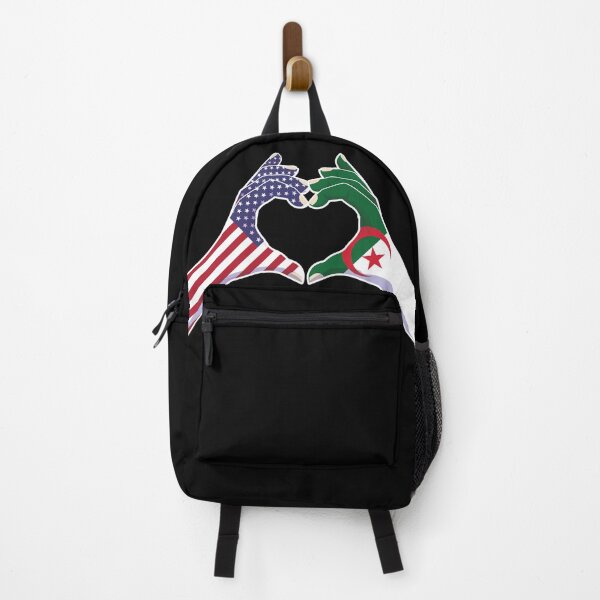 Item preview, Algeria Algerian USA United States American America Love Heart Peace designed and sold by FlagX.