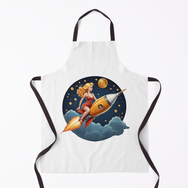 Item preview, Bitcoin Pinup Girl to the moon! designed and sold by That3DGeek.