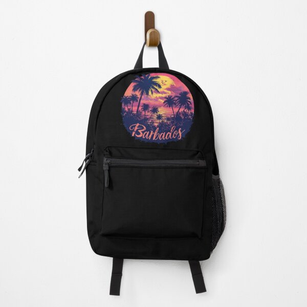 Item preview, Barbados Sunset (with Orange Lettering) designed and sold by VelvetRoom.