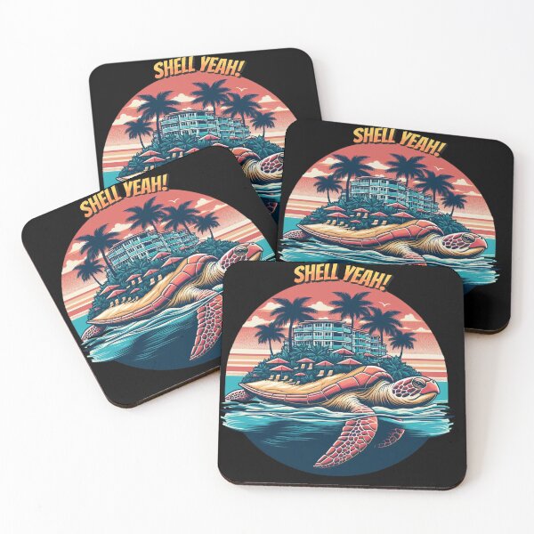 Item preview, Tropical Retreat Turtle designed and sold by Shipwrecked2020.