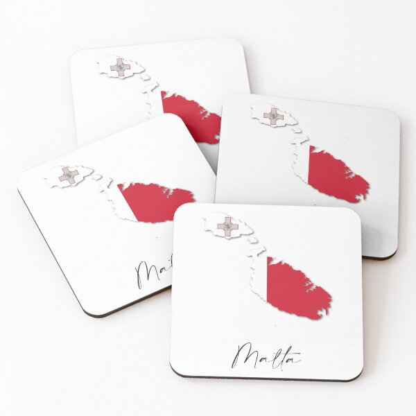 Item preview, Malta Country Map and Flag La Valletta Europe designed and sold by dk-design85.