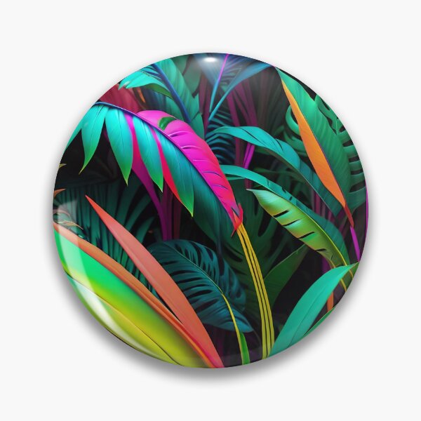 Item preview, Cool Neon Jungle Pattern designed and sold by TheArtOfPat.