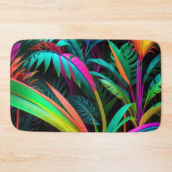 Item preview, Cool Neon Jungle Pattern designed and sold by TheArtOfPat.