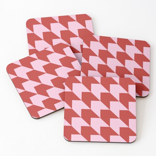 Item preview, Red and pink Diagonal Arrow Pattern designed and sold by LinDraws.