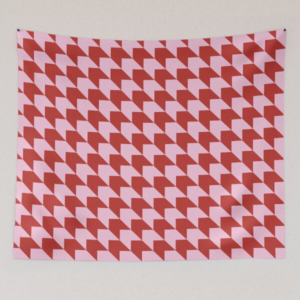 Item preview, Red and pink Diagonal Arrow Pattern designed and sold by LinDraws.