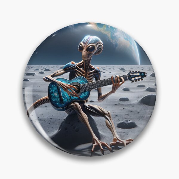 Item preview, Moonscape Melodies: An Alien's Serenade" designed and sold by leyfinder.