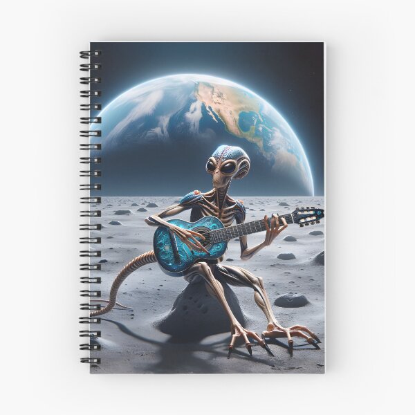 Item preview, Moonscape Melodies: An Alien's Serenade" designed and sold by leyfinder.