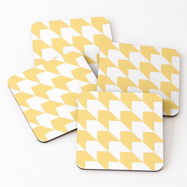 Item preview, Yellow and white Diagonal Arrow Pattern designed and sold by LinDraws.